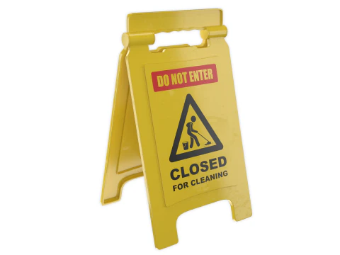 Закрыто для очистки знак 3D Модель