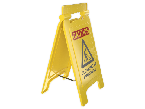 Очищення в процесі знак 3D Модель