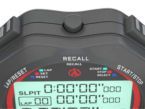 DIGITAL STOPWATCH 3D Model