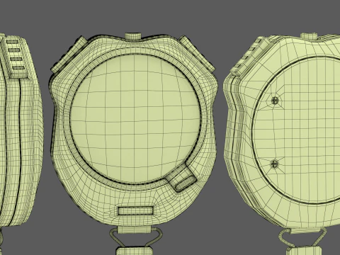 DIGITAL STOPWATCH 3D Model
