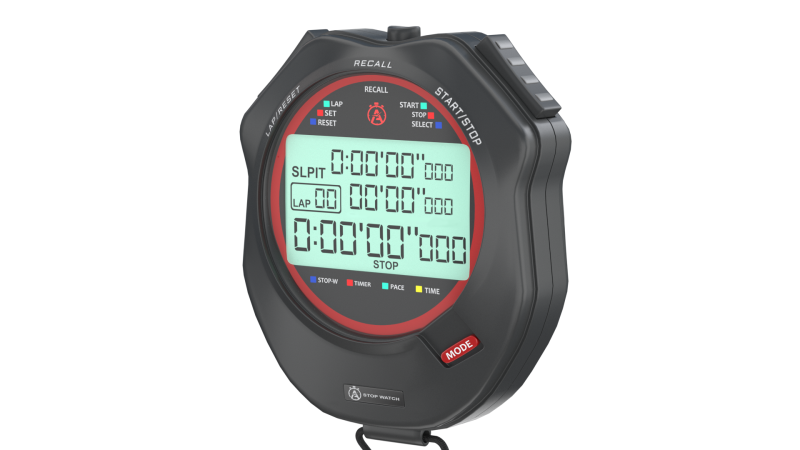 CHRONOMÈTRE NUMÉRIQUE Modèle 3D .c4d .max .obj .3ds .fbx .stl .blend