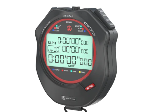 ЦИФРОВИЙ СЕКУНДОМІР 3D Модель