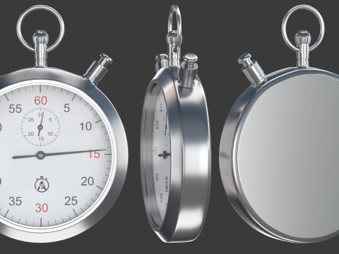 Stopwatch Model 3D