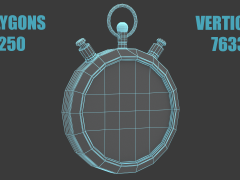 Stopwatch Model 3D