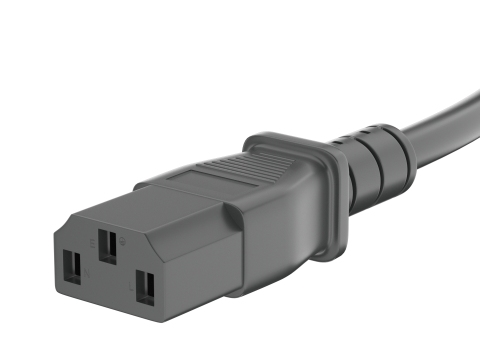 Kabel Listrik PC Model 3D