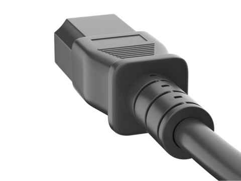 Kabel Listrik PC Model 3D