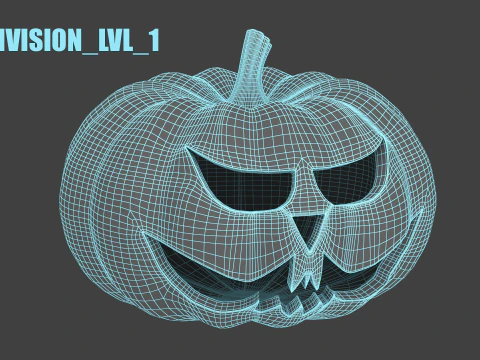 Halloween Pumpkin 3D Model