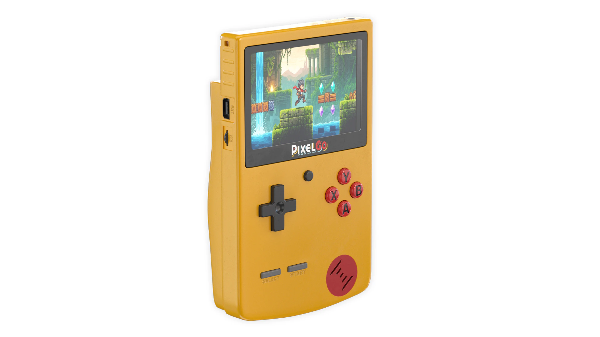 Generic Handheld Gaming Console 3D Model .c4d .max .obj .3ds .fbx .stl .blend 