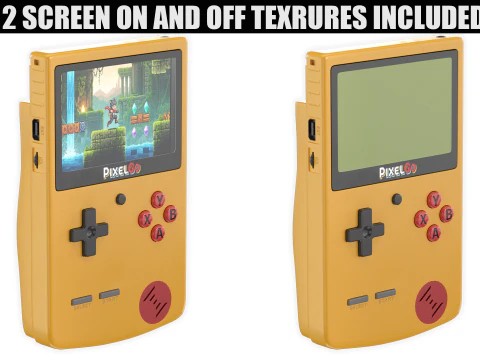 Generic Handheld Gaming Console 3D Model
