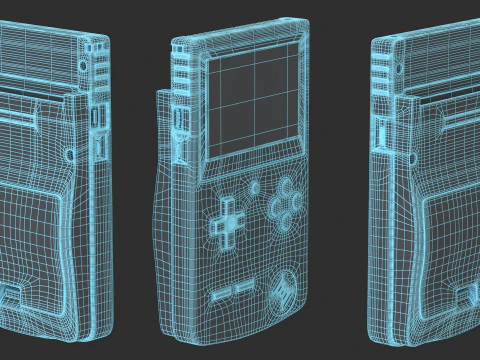 Generic Handheld Gaming Console 3D Model