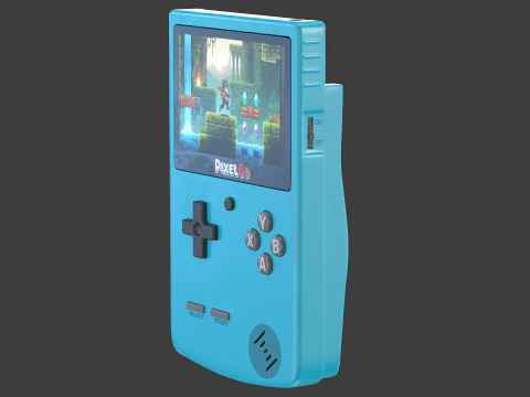 Generische Handheld-Spielekonsole 3D Modell