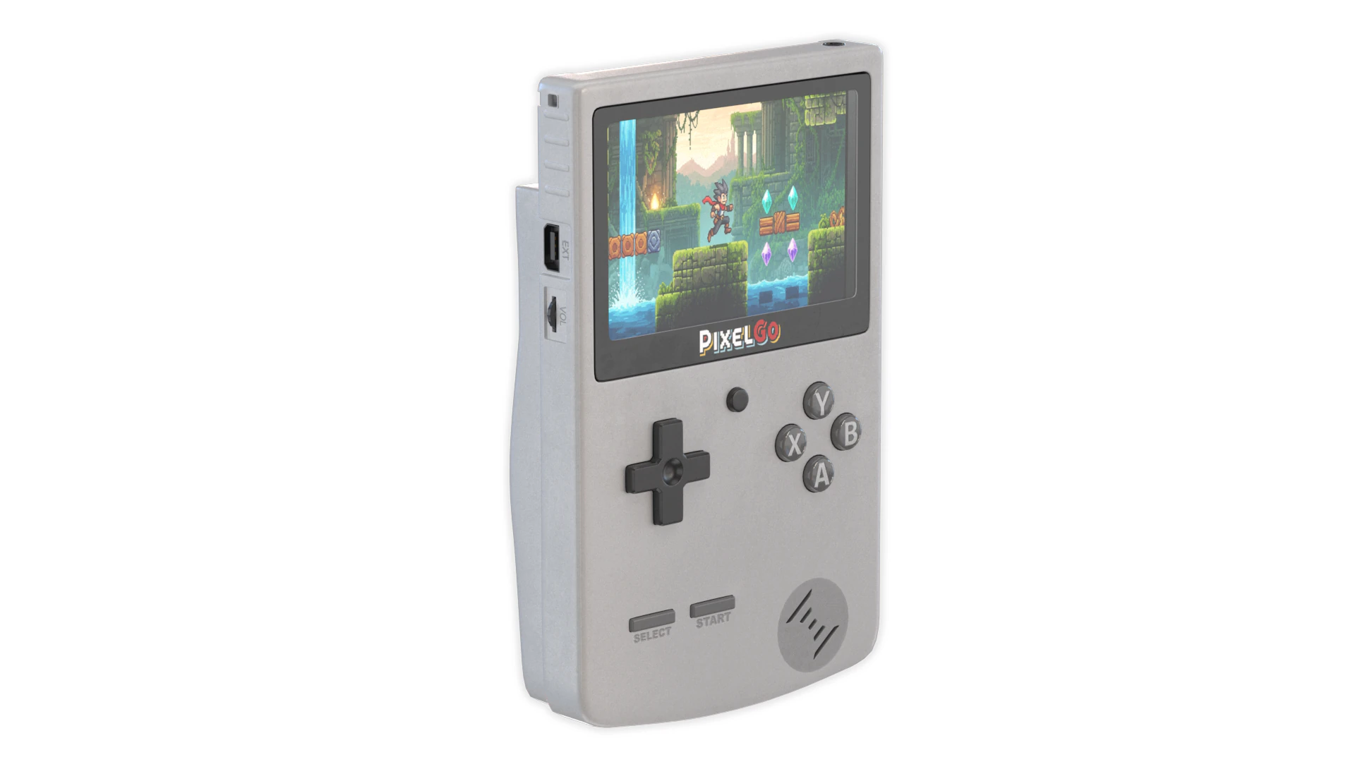 Generische Handheld-Spielekonsole 3D Modell .c4d .max .obj .3ds .fbx .stl .blend