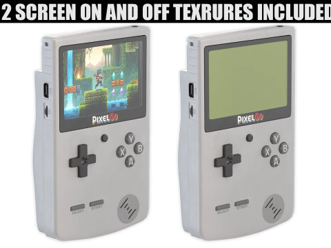 Generische Handheld-Spielekonsole 3D Modell