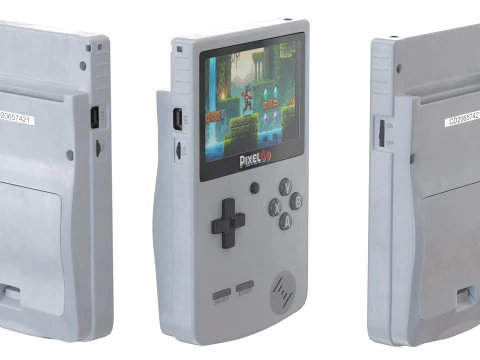 Generische Handheld-Spielekonsole 3D Modell