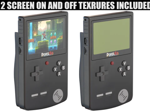 Genel Elde Taşınabilir Oyun Konsolu 3D Model