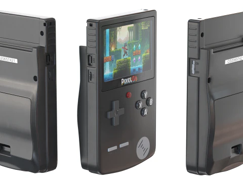 Genel Elde Taşınabilir Oyun Konsolu 3D Model