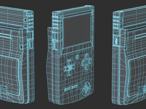 Genel Elde Taşınabilir Oyun Konsolu 3D Model