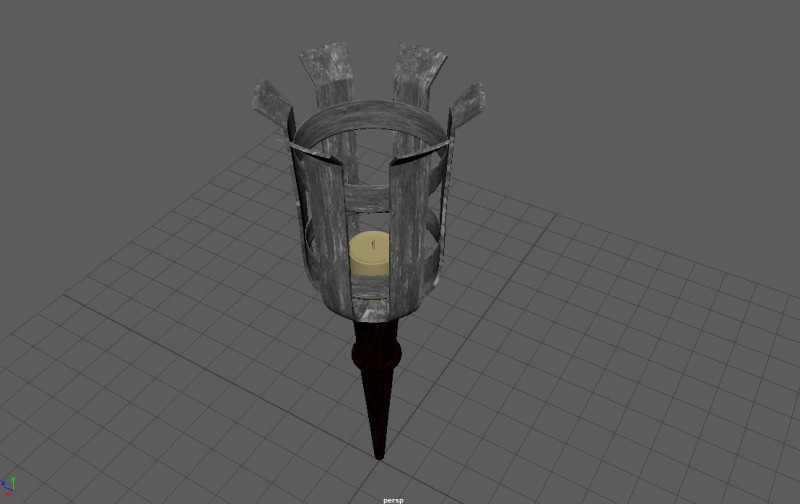 Medieval Torch Modelo 3D .c4d .max .obj .3ds .fbx .stl .blend 