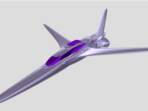 Plane A1005 3D Model