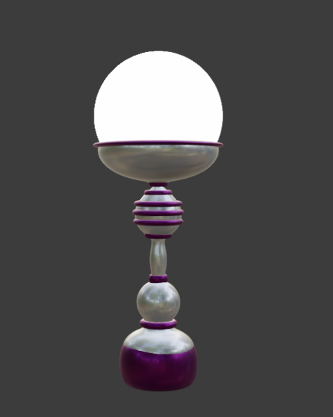 LampShader With beautiful decoration 3Dモデル .c4d .max .obj .3ds .fbx .stl .blend 