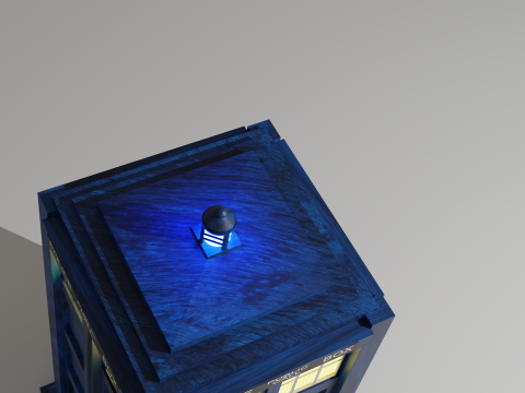 Tardis from Doctor Who Modèle 3D