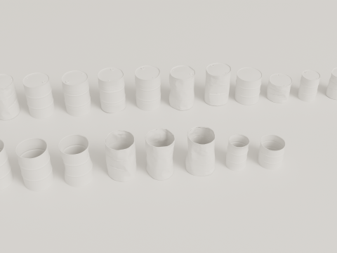 Barrels Pack 3D Model