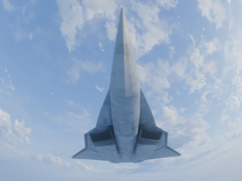 Jet Fighter 3D Model