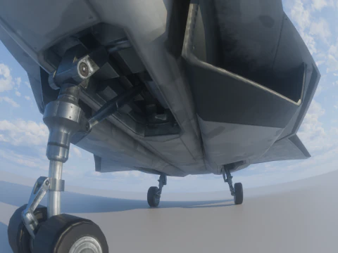 Jet Fighter 3D Model