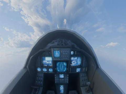 Jet Fighter 3D Model