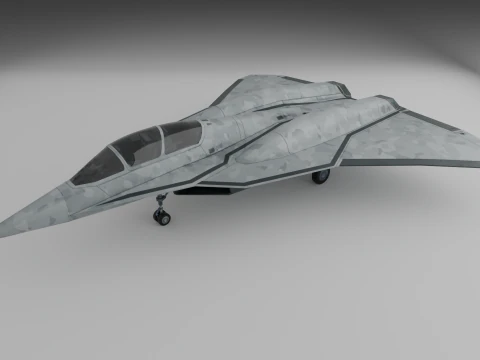Jet Fighter 3D Model
