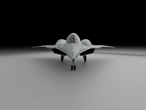 Jet Fighter 3D Model