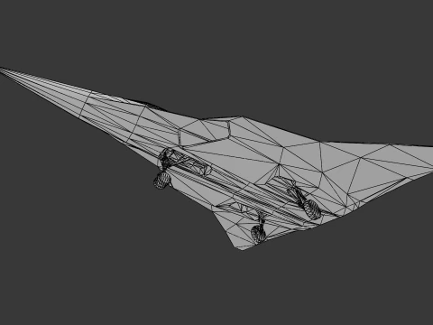 Jet Fighter 3D Model