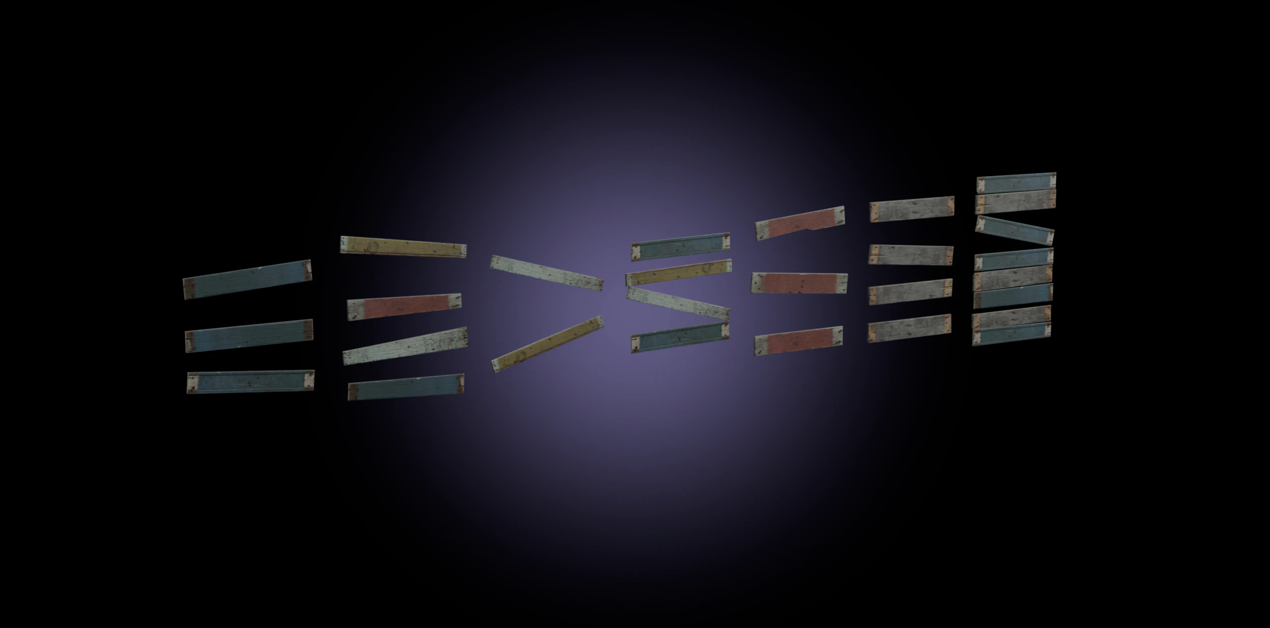 Boarded Windows 3D Model .c4d .max .obj .3ds .fbx .stl .blend 