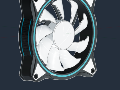 Cooler Master - MASTERFAN MF120 HALO Modelo 3D