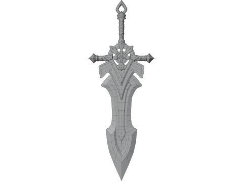 Stylized Sword Modelo 3D