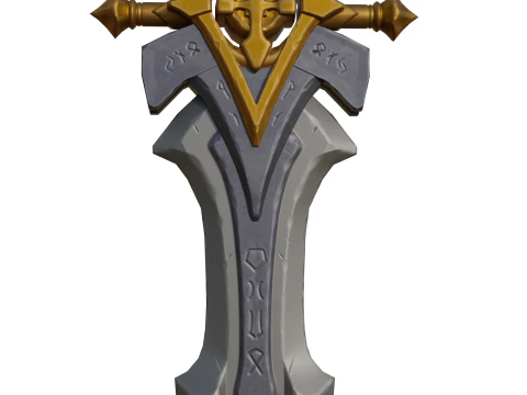 Stylized Sword 3D Model