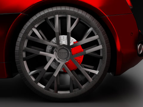 Audi r8 V10 3Dモデル