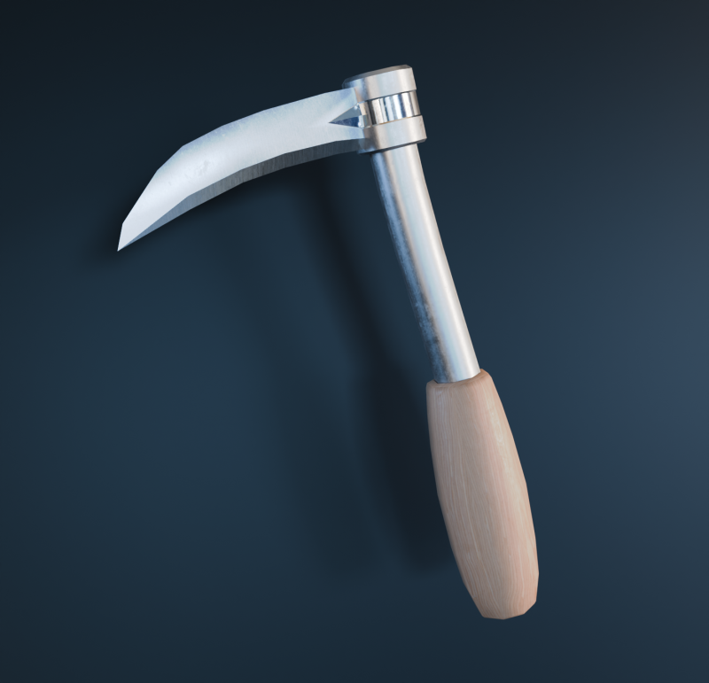 Poleaxe Model 3D .c4d .max .obj .3ds .fbx .stl .blend 