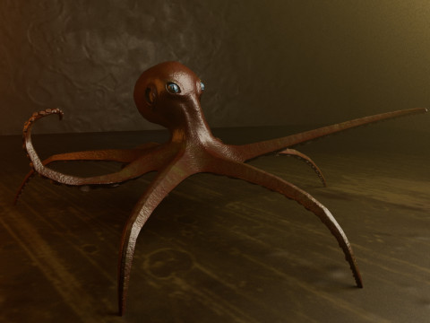 octopus Modello 3D
