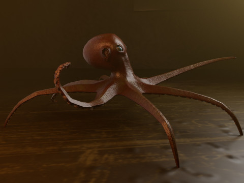 octopus 3D Model
