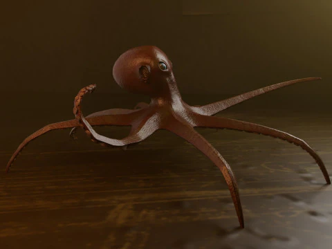 octopus 3D Model