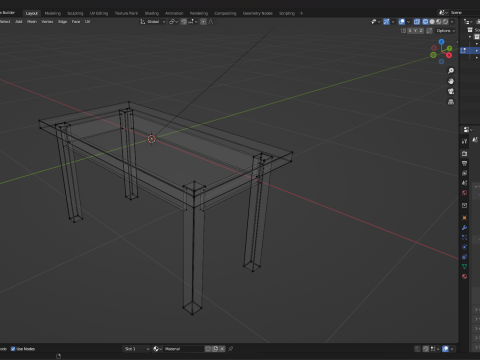 Table Model 3D