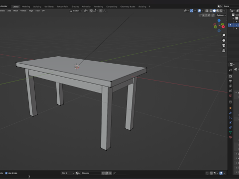 Table Model 3D