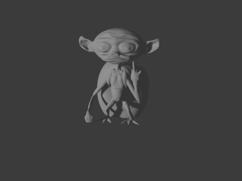 Alien pencil holder 3D Принт Модель