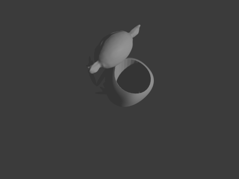 Alien pencil holder 3D Baskı Modeli