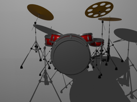 Drums Modello 3D