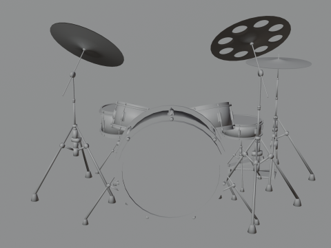 Drums Modello 3D