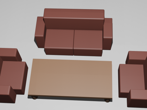 Chair and Table 3D-Modell