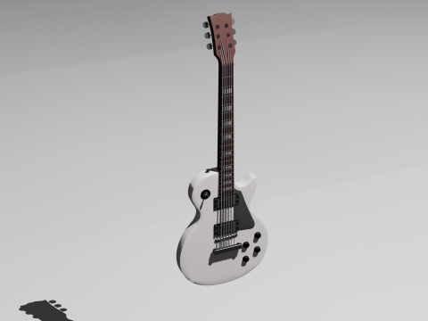 Les Paul electric guitar 3D Model