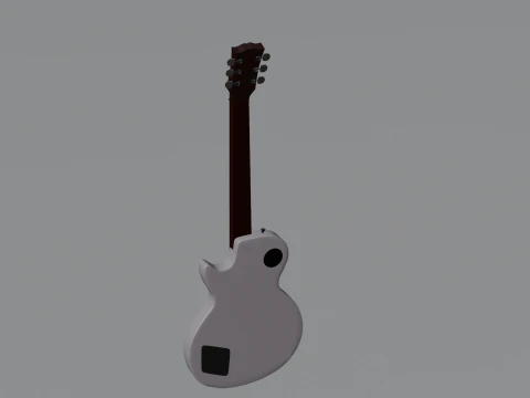 Les Paul electric guitar 3D Model